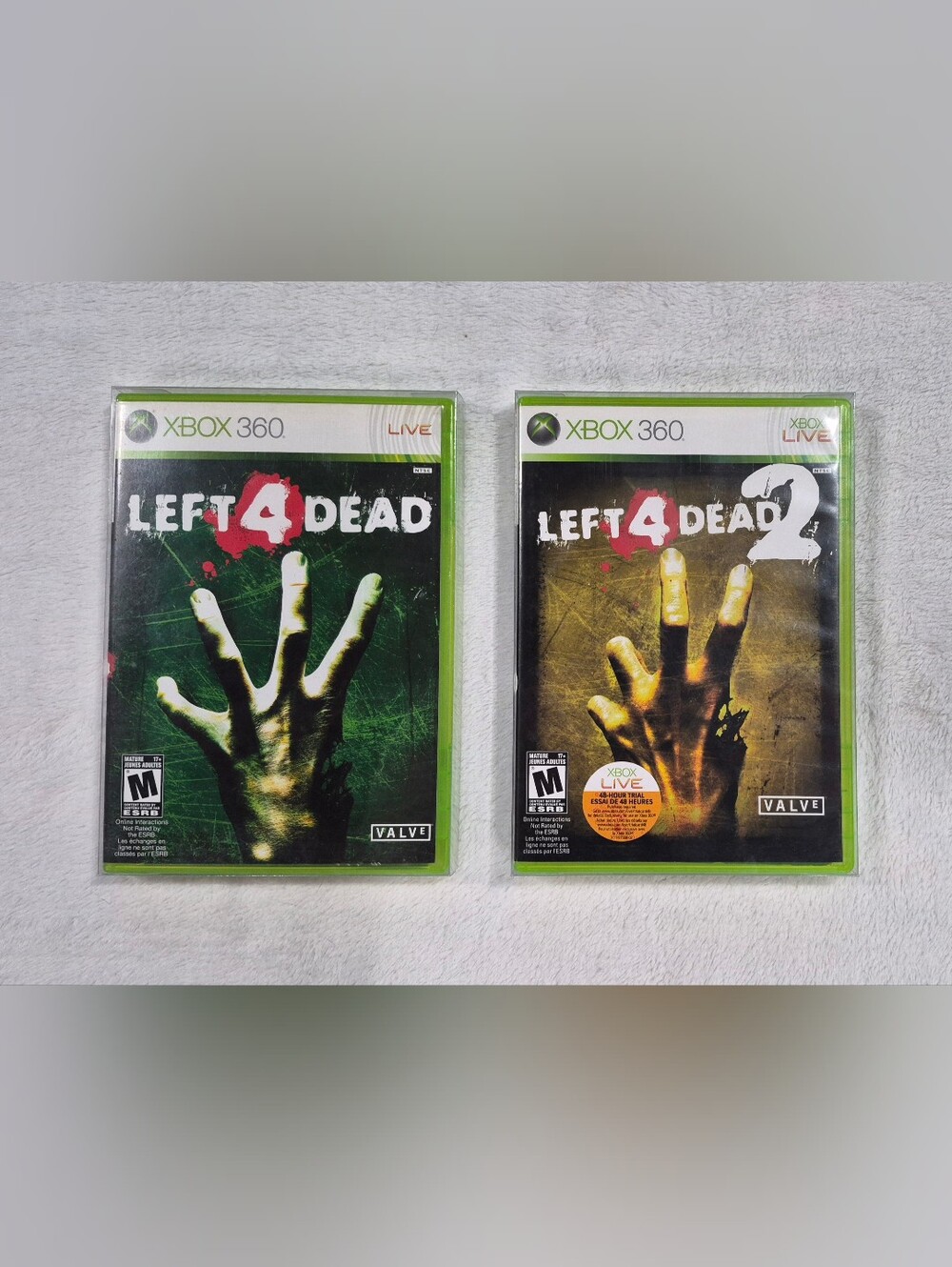 Left 4 Dead & Left 4 Dead 2 Xbox 360 CIB Video Game Bundle